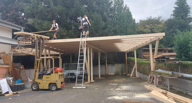 Carport Konstruktion