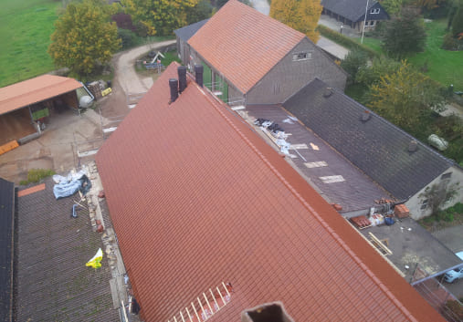 Dach von einem Haus